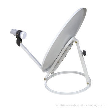 Outdoor Satellite TV Antenna, Ku Band 60cm Dish Antenna